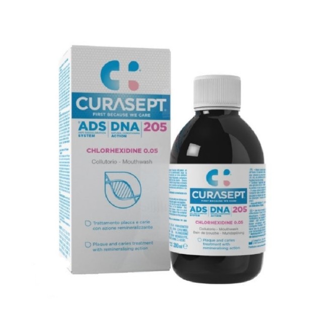 Curasept ADS DNA 205 Chlorhexidine 0.05% Στοματικό Διάλυμα με 0,05% Χλωρεξιδίνη 200ml