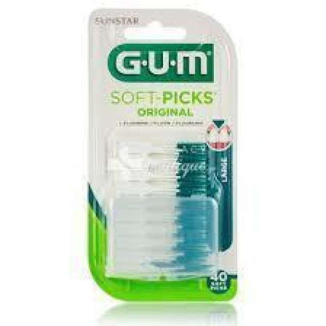 GUM Μεσοδόντια Βουρτσάκια SOFT PICKS LARGE 40τμχ (634)