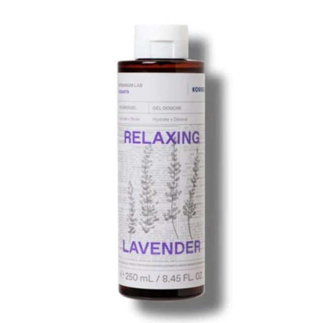 Korres Relaxing Lavender Showergel Αφρόλουτρο Λεβάντα για Καθημερινή Ενυδάτωση & Χαλάρωση, 250ml