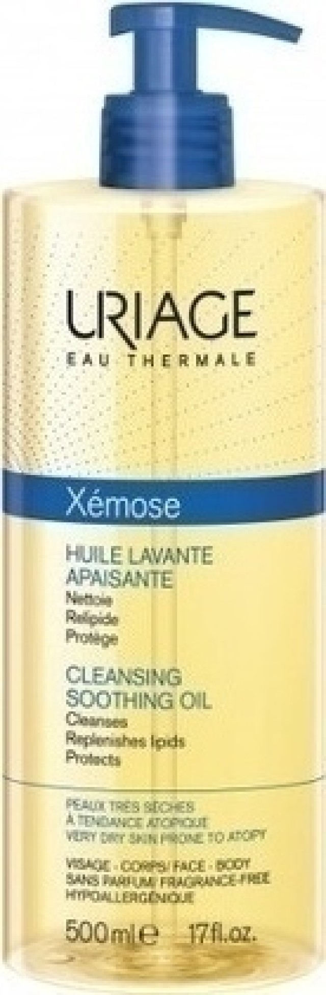 URIAGE XEMOSE HUILE LAVANTE APAISANTE 500ML