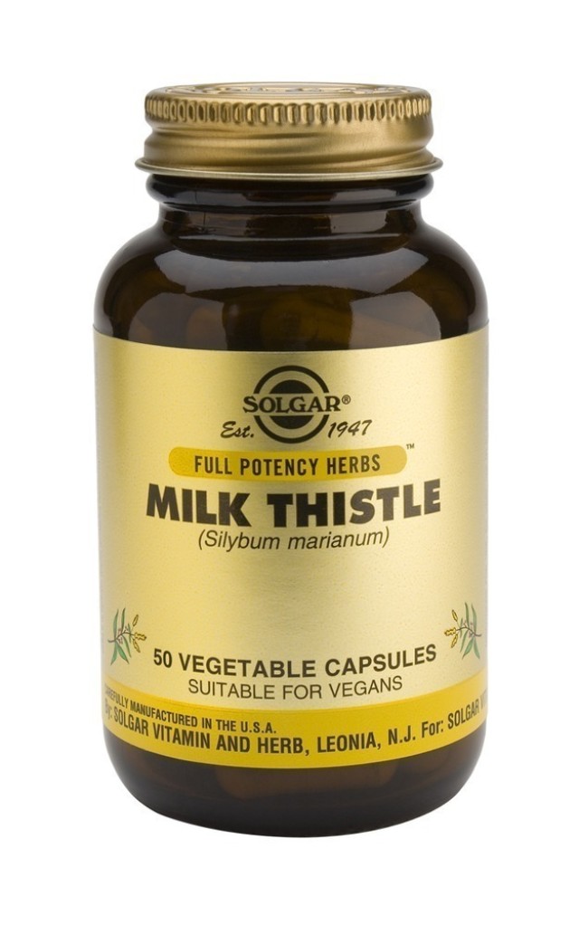 SOLGAR MILK THISTLE veg.caps  50s