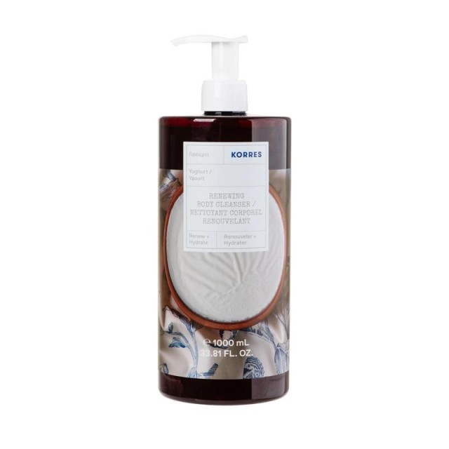 Korres Yoghurt Renewing Body Cleanser Αφρόλουτρο Γιαούρτι 1000ml