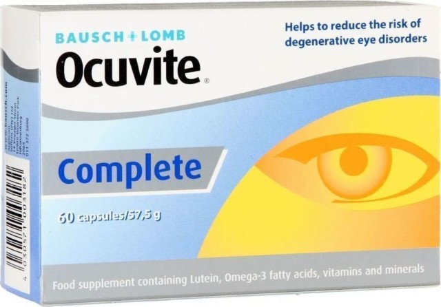 BAUSCH & LOMB Ocuvite Complete 60caps