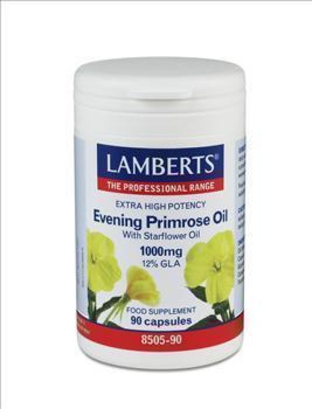 LAMBERTS EVENING PRIMROSE OIL & STARFLOWER OIL 1000MG 90CAPS (Ω6)