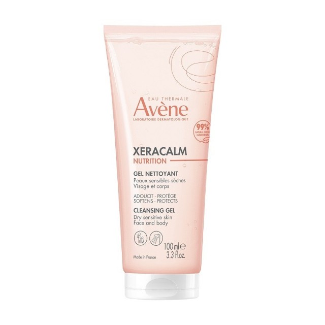 Avene XeraCalm Nutrition Cleansing Gel Τζελ Καθαρισμού Για Πρόσωπο & Σώμα 100ml