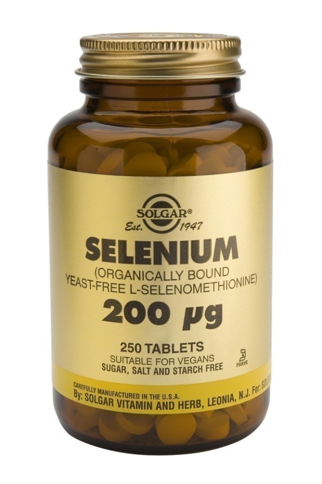 SOLGAR SELENIUM 200μg tabs 250s