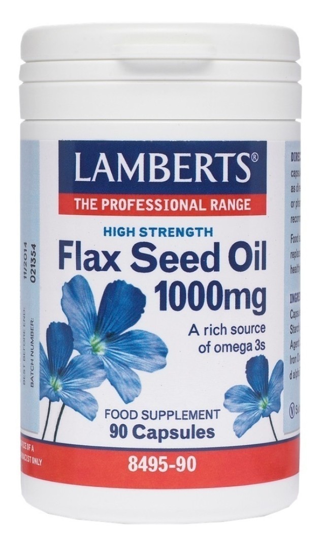 LAMBERTS FLAX SEED OIL 1000MG 90CAPS