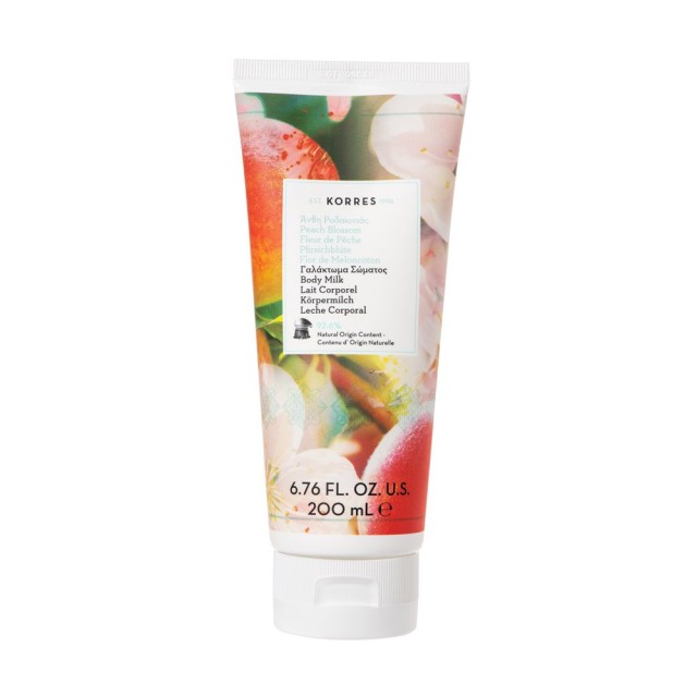 Korres γαλάκτωμα σώματος Άνθη Ροδακινιάς Body Milk Peach Blossom 200ml