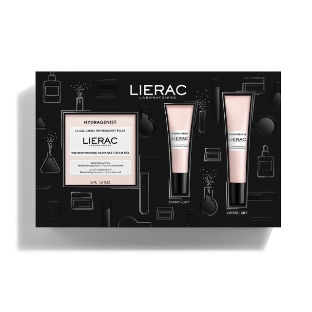 Lierac Xmas Promo Pack Hydragenist The Rehydrating Radiance Cream-Gel 50ml & The Rehydrating Eye Care 7.5ml & The Rehydrating Serum 15ml