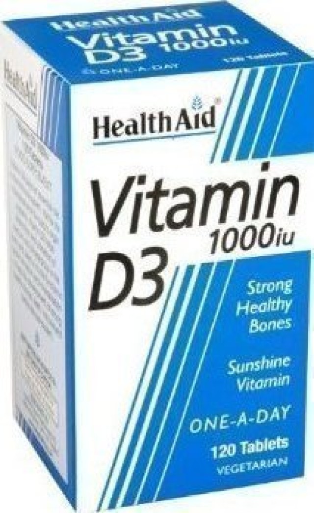 Health Aid Vitamin D3 1000iu 120 tabs