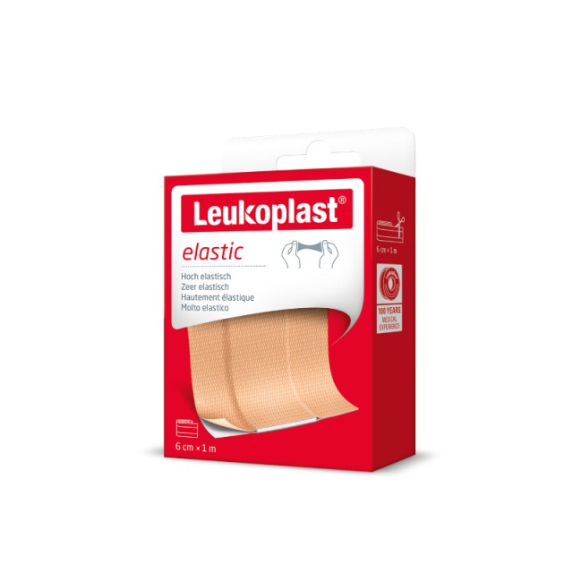 Leukoplast Professional Elastic 6cm x 1m Ελαστικά Επιθέματα για Μικροτραυματισμούς 1 τεμάχιο