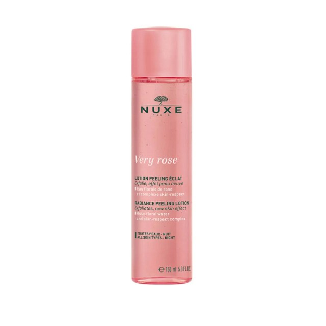 Nuxe Very Rose Peeling Lotion Λοσιόν Απολέπισης Προσώπου για Λάμψη 150ml