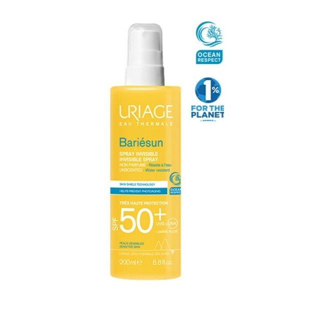 Uriage Bariesun SPF50+ Spray Αντηλιακό Προσώπου & Σώματος Χωρίς Άρωμα 200ml