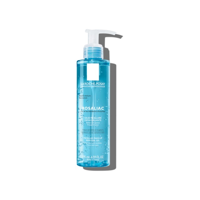 La Roche Posay Rosaliac Make Up Remover Micellar Water Gel Απαλό Nτεμακιγιάζ Σε Μορφή Gel Για Bαθύ Καθαρισμό 195ml