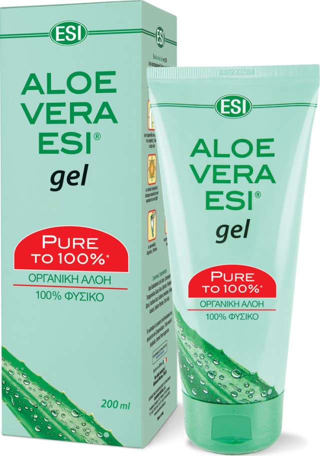 ESI Aloe Vera Gel Ενυδατικό Τζελ για Ανακούφιση από Εγκαύματα 200ml