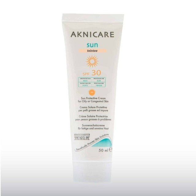 SYNCHROLINE AKNICARE Sun Teintee SPF30 50ml