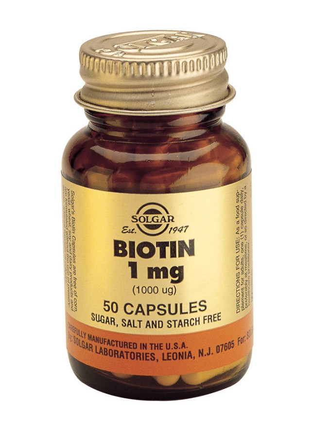 SOLGAR BIOTIN 1000μg  veg.caps 50s