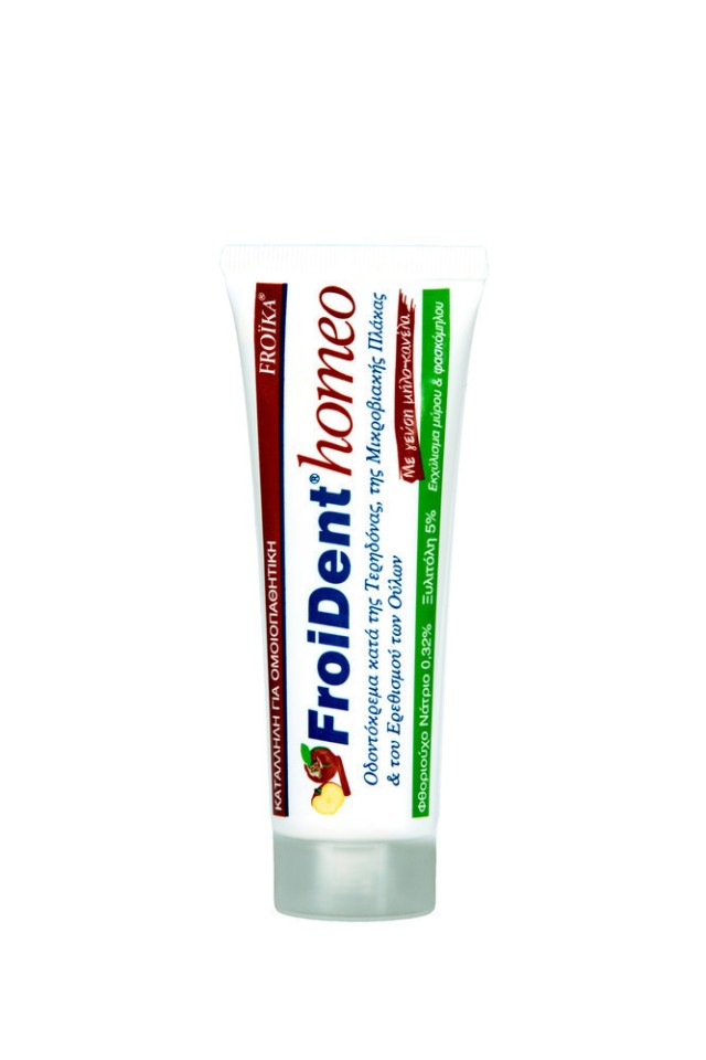 FROIKA FROIDENT HOMEO 75ml Μήλο–Κανέλα