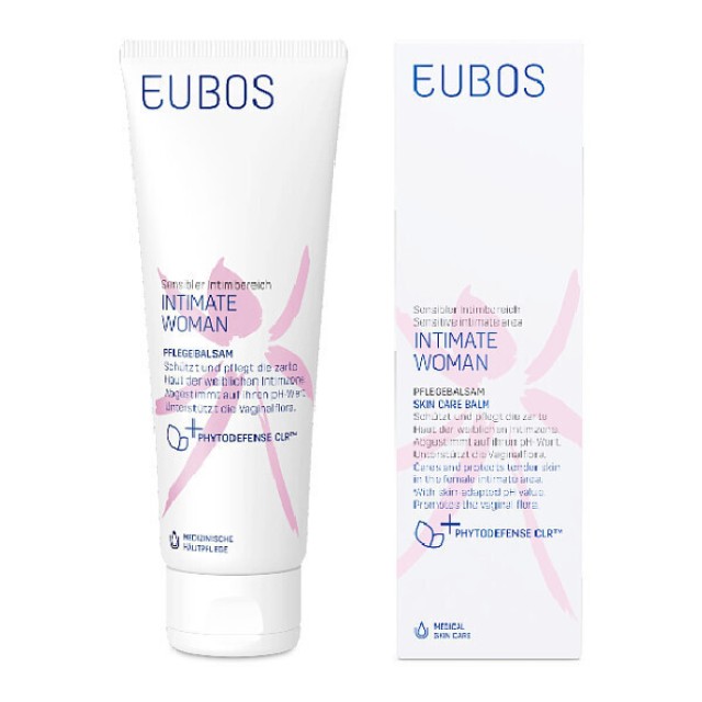 Eubos Intimate Woman Skin Care Balm Γαλάκτωμα Περιποίησης για την Γυναικεία Ευαίσθητη Περιοχή 125ml