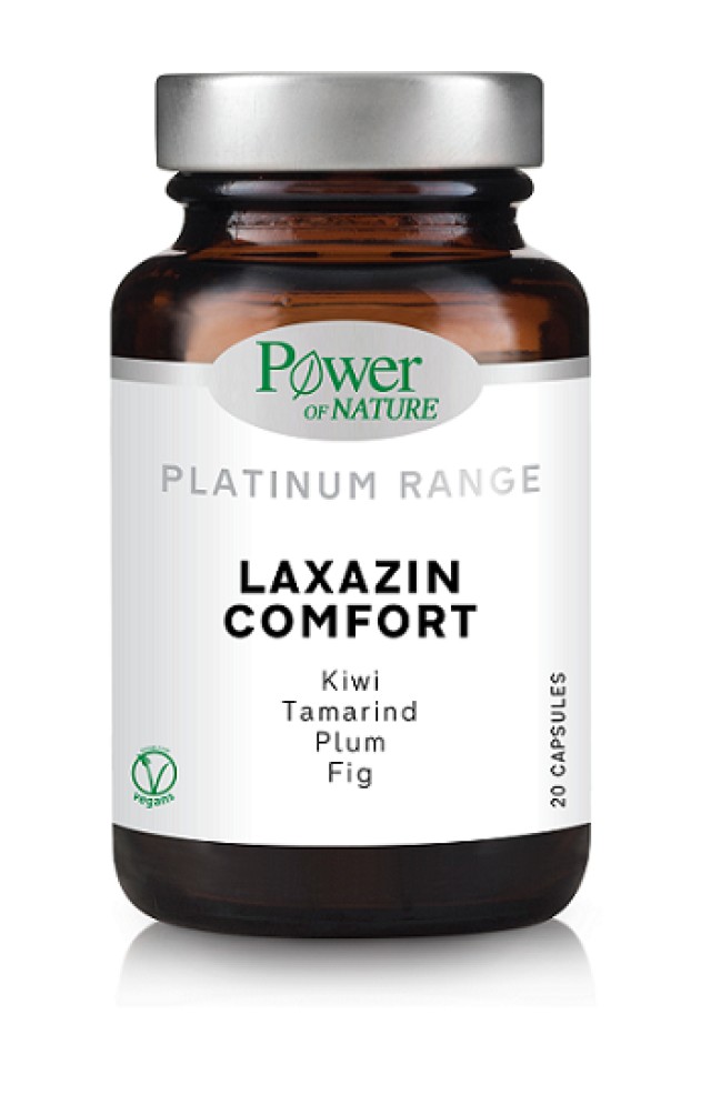 Power Of Nature Platinum Range Laxazin Comfort για τη Δυσκοιλιότητα 20caps