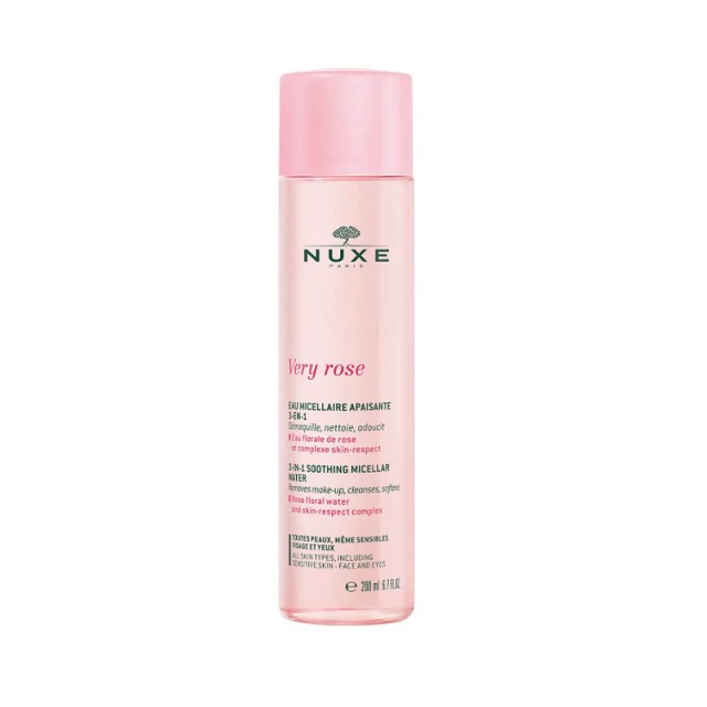 Nuxe Very Rose Eau Micellaire Apasaint 3 In 1 Μικκυλιακό Νερό Καθαρισμού 200ml