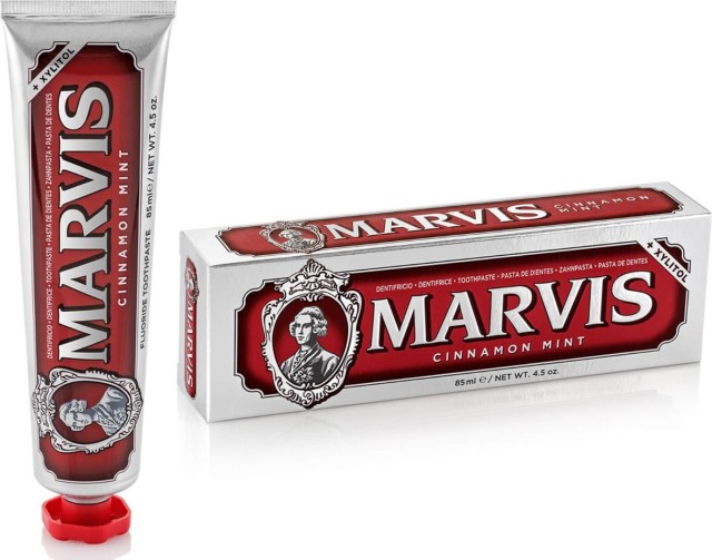 Marvis Cinnamon Mint Toothpaste Οδοντόκρεμα με Ευχάριστη Γεύση Κανέλας, 85 ml