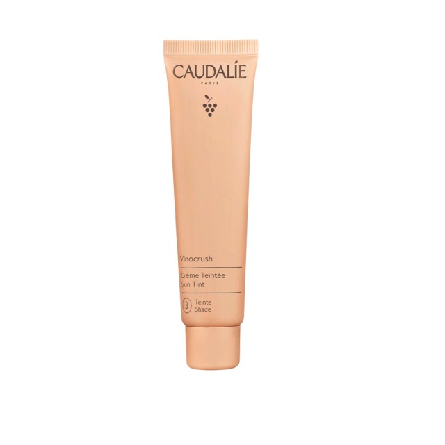 Caudalie Vinocrush Skin Tint Shade 3 Ενυδατική Κρέμα Προσώπου με Χρώμα με Υαλουρονικό Οξύ 30ml