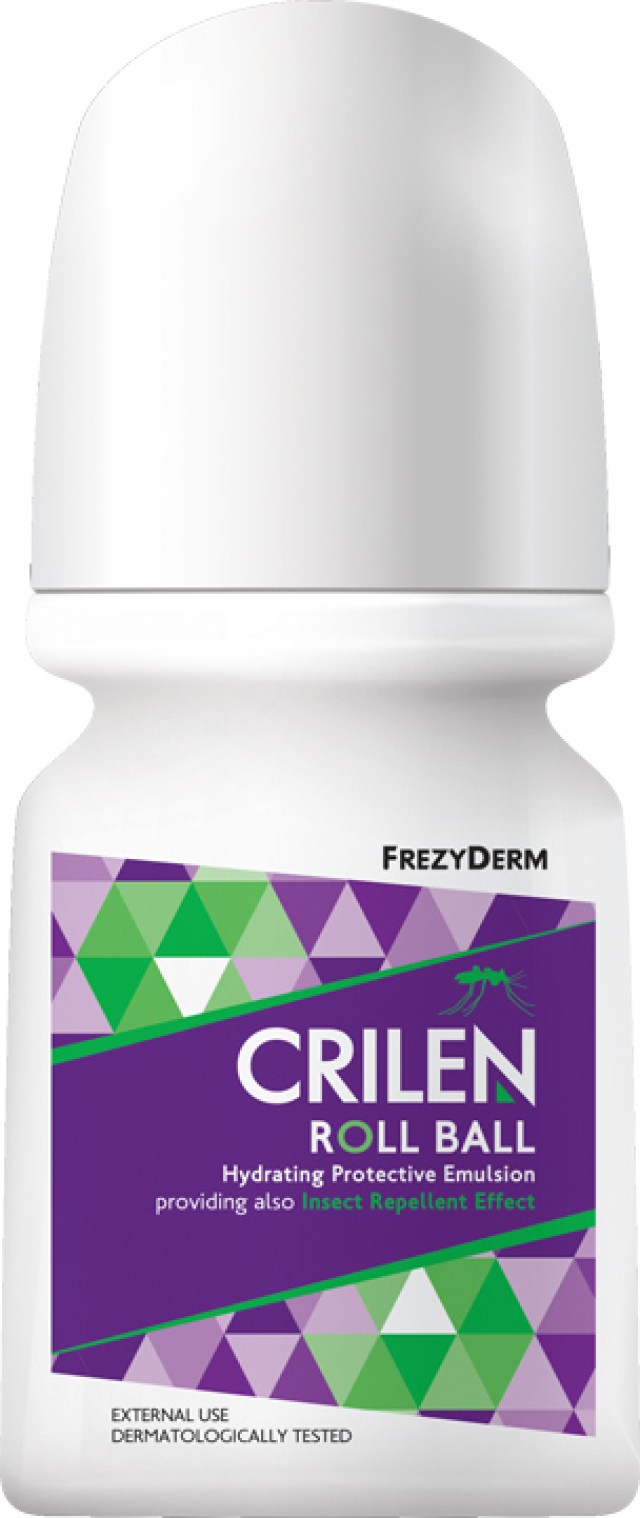 Frezyderm - Crilen Roll Ball Ενυδατικό Γαλάκτωμα με Εντομοαπώθηση για Παιδιά και Ενήλικες 50ml