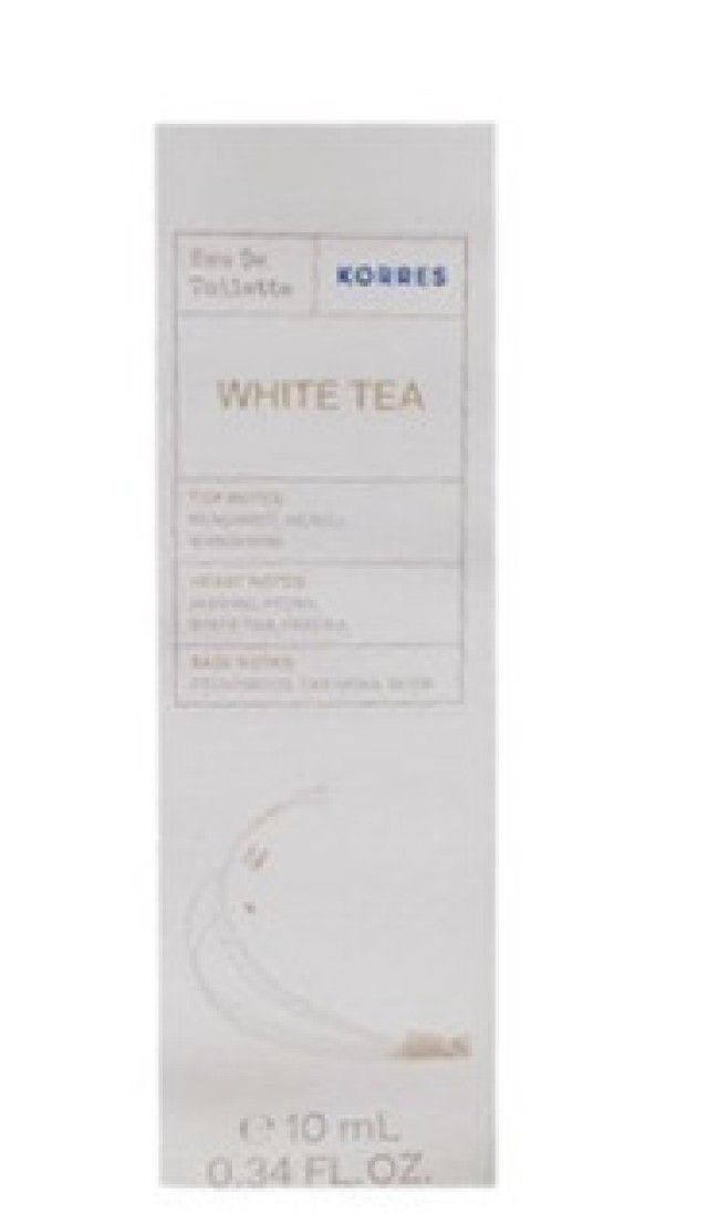 Korres White Tea Eau de Toilette Γυναικείο Άρωμα Λευκό Τσάι, 10ml