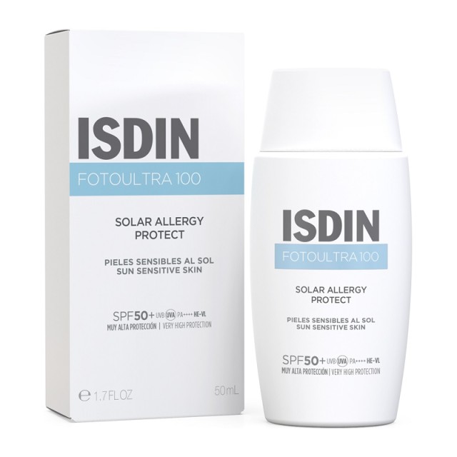 Isdin FotoUltra 100 Solar Allergy Protect SPF50+ Αντηλιακό Προσώπου 50ml