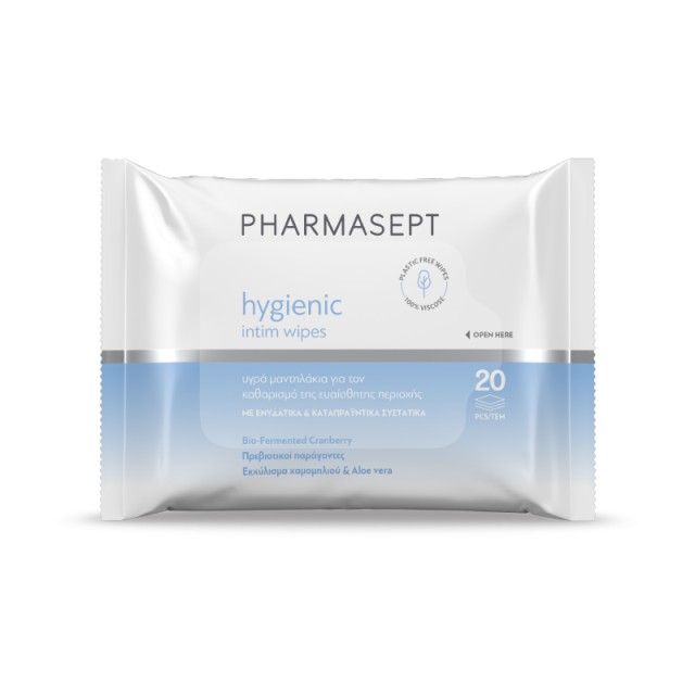 Pharmasept Hygienic Intim Wipes Υγρά Μαντηλάκια για την Ευαίσθητη Περιοχή 20τεμ