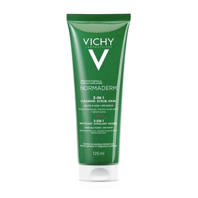 VICHY NORMADERM 3 ΣΕ 1 Απολέπιση + Καθαρισμός + Μάσκα 125ML