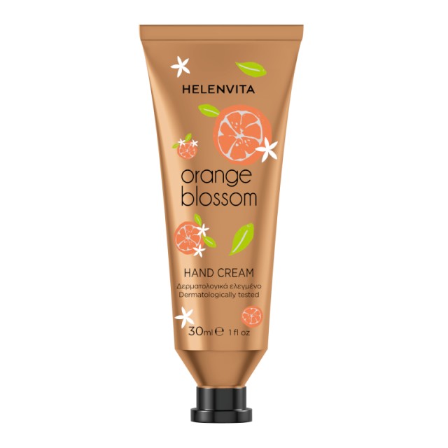 Helenvita Hand Cream Orange Blossom Ενυδατική Κρέμα Χεριων με Πορτοκάλι 30ml