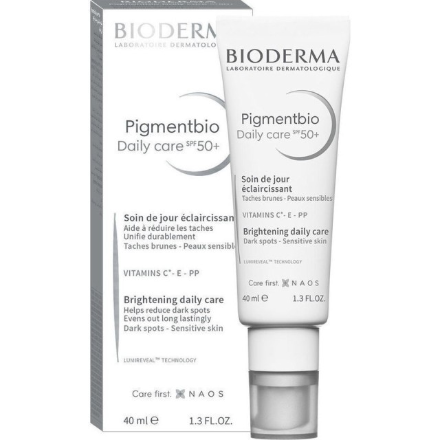 Bioderma Pigmentbio Daily Care SPF50+ Κρέμα για Προστασία & Διόρθωση Κηλίδων 40ml