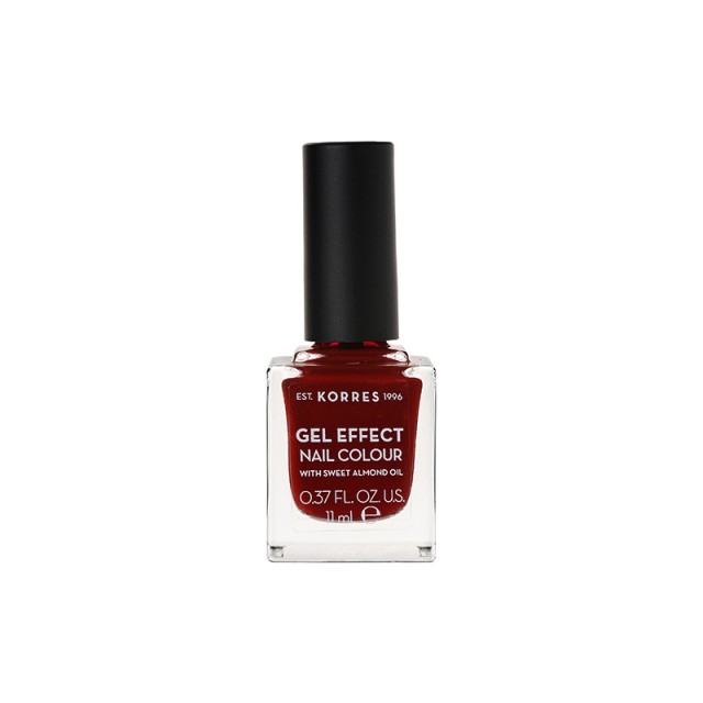 Korres Gel Effect Nail Colour No.59 Wine Red Βερνίκι Νυχιών 11ml