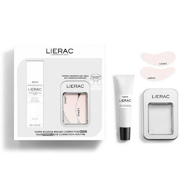 Lierac Promo Diopti Wrinkle Correction Cream 15ml & Eye Contour Patches