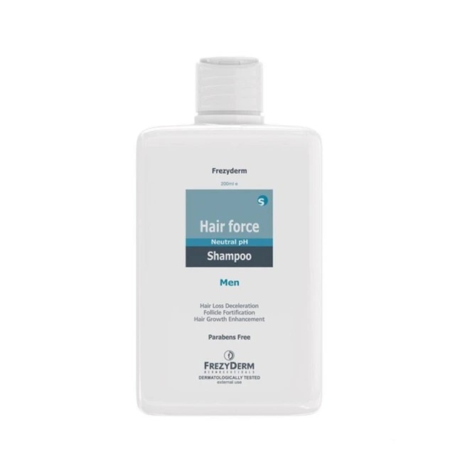 Frezyderm Hair Force Men Σαμπουάν κατά της Τριχόπτωσης για Όλους τους Τύπους Μαλλιών 200ml