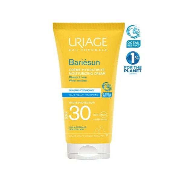 Uriage Bariesun Moisturizing Cream Αντηλιακή Κρέμα Προσώπου με SPF30 για Ευαίσθητες Επιδερμίδες 50ml