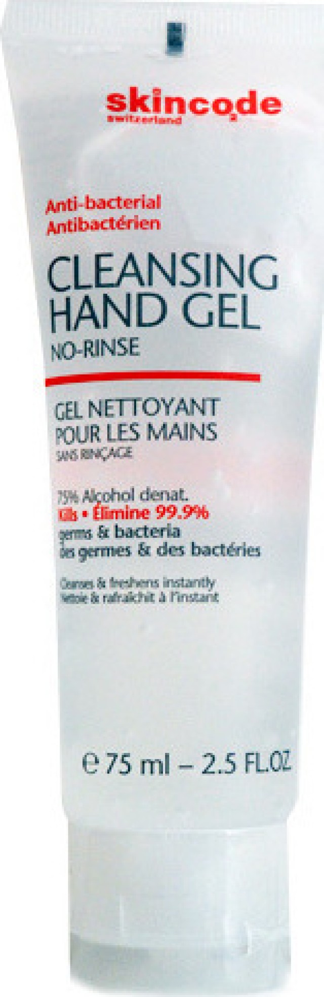 Skincode Anti-Bacterial Cleansing Hand Gel 75ml