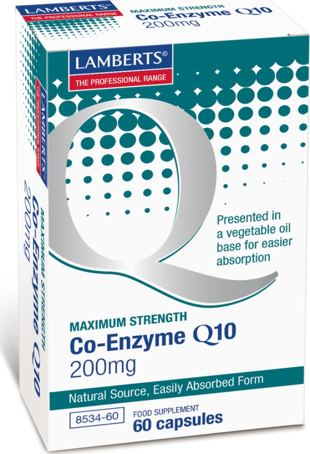 LAMBERTS CO-ENZYME Q10 200MG 60CAPS