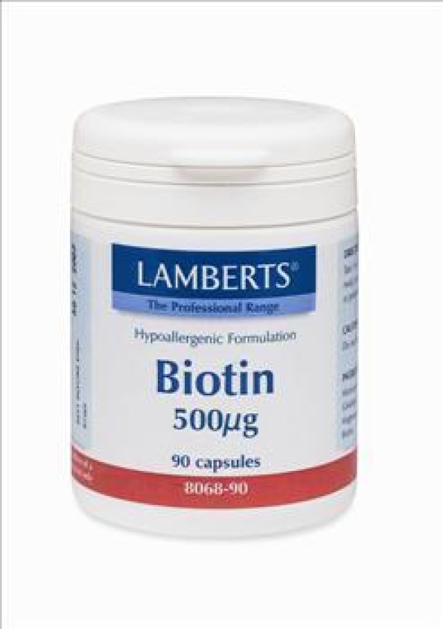 LAMBERTS BIOTIN 500MCG 90CAPS