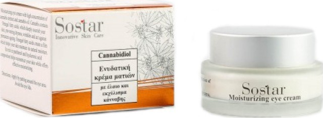 Sostar Cannabidiol Ενυδατική Κρέμα Ματιών 30ml