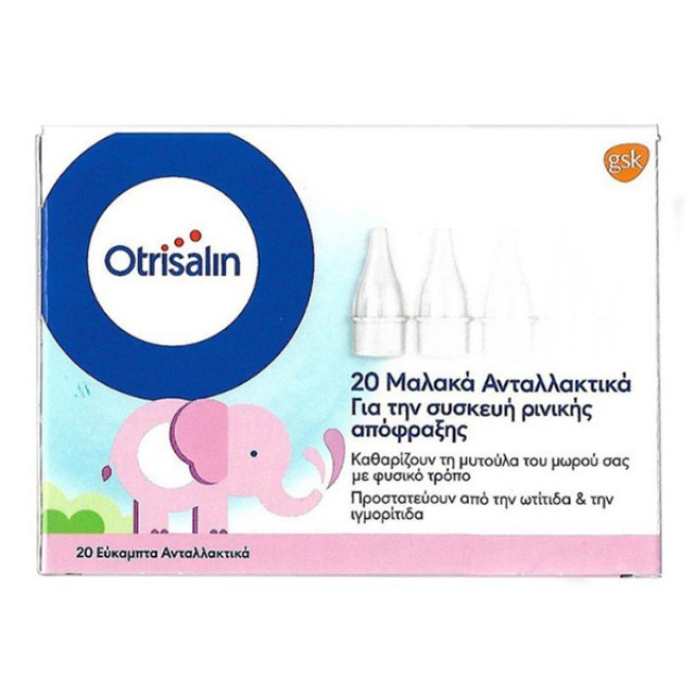 Otrisalin Εύκαμπτα Ανταλλακτικά για Συσκευή Ρινικής Απόφραξης 20τμχ