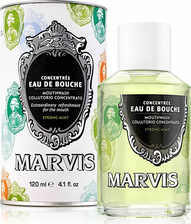 Marvis Concentrated Mouthwash Strong Mint Συμπυκνωμένο Στοματικό Διάλυμα, 120ml