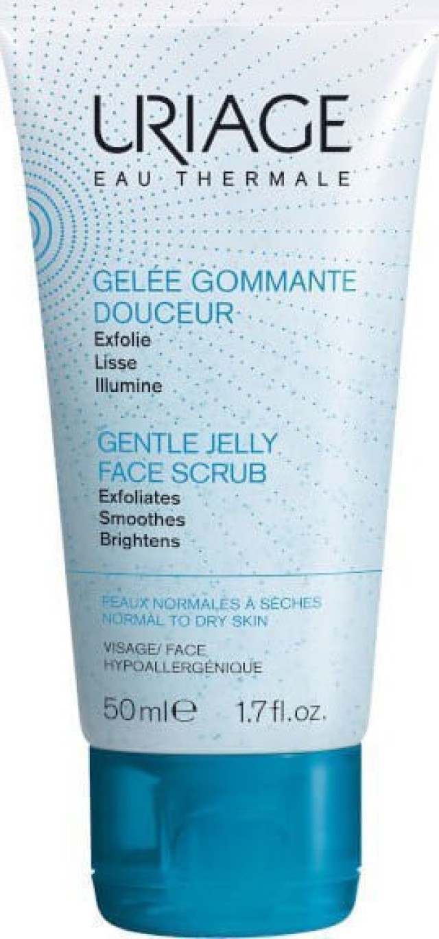 Uriage Gentle Jelly Face Scrub Απολεπιστικό Gel Προσώπου 50ml