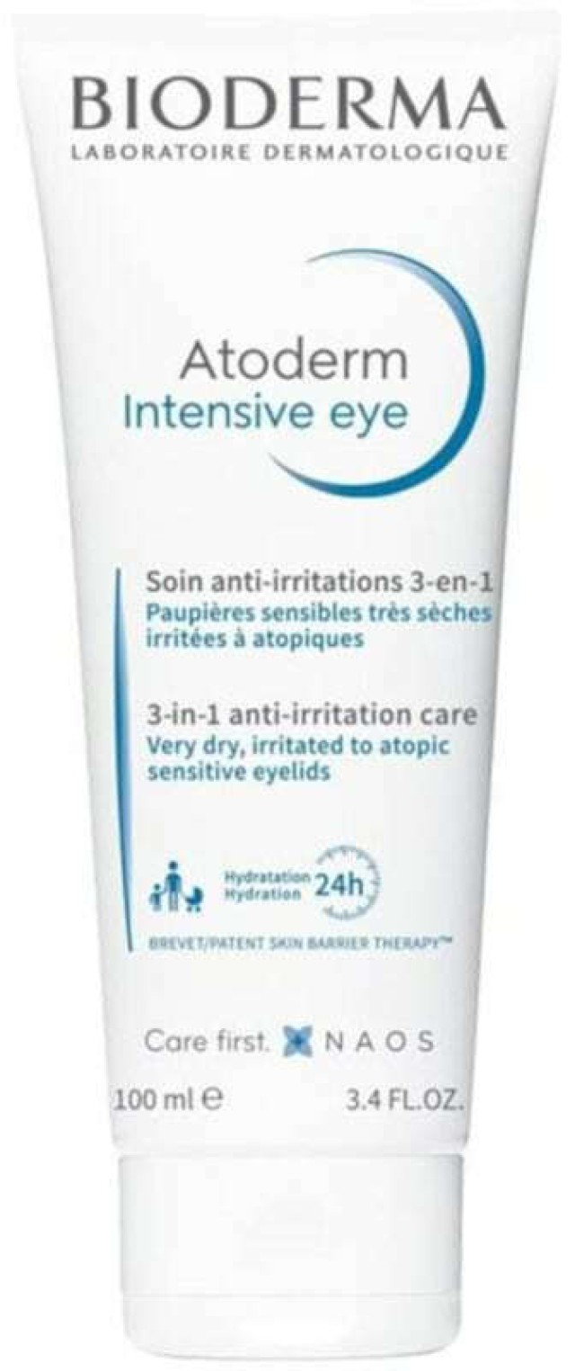 Bioderma Atoderm Intensive Eye 3-In-1 Anti-Irritation Care Eye Cream 100ml