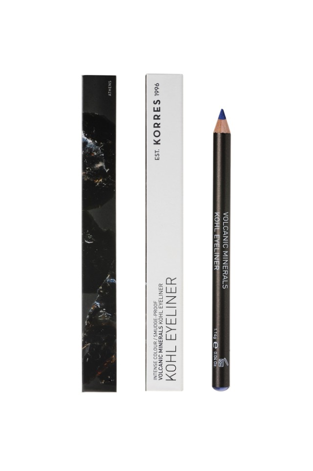 KORRES VOLCANIC MINERALS KOHL EYELINER ΜΟΛΥΒΙ ΜΑΤΙΩΝ ΜΠΛΕ 04 1,14gr