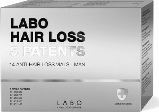 Labo Anti Hair Loss 5 Patents Woman Αγωγή Κατά Της Τριχόπτωσης Για Γυναίκες 14 Φιαλίδια x 3.5ml