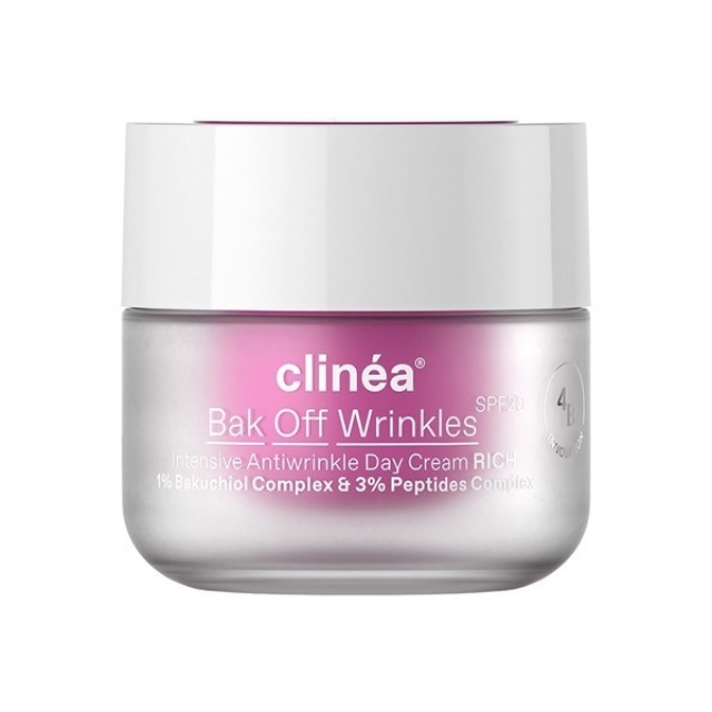 Clinéa Αντιγηραντική Κρέμα Ημέρας Bak Off Wrinkles Rich SPF20 50ml