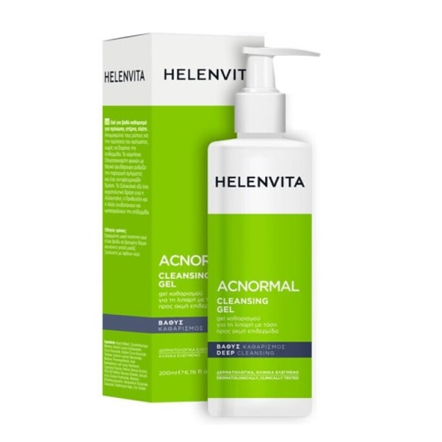 HELENVITA Acnormal Cleansing Gel Για Λιπαρό Δέρμα 400ml